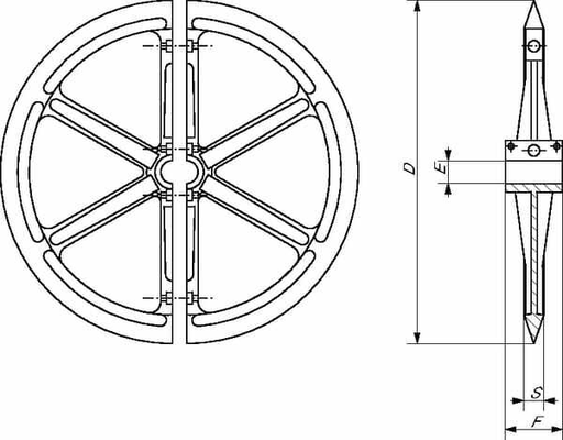 Pièces agricoles - Travail du sol - Disque de rouleau GGG50