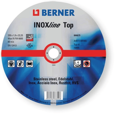 Electroportatif - Electroportatif divers et accessoires - Disque à ébarber INOXline Top 125X6,0X22,2 moyeu déporté (par 1)