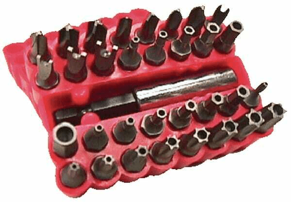 Outils - Outils divers - Sécurité Embout Kit 33 pcs.