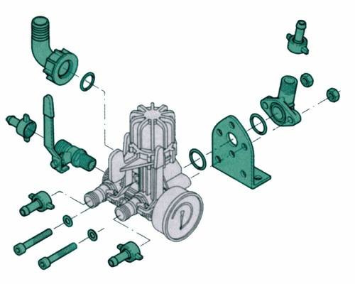 Pièces agricoles - Pièce Pulvérisateur - Kit de montage RM 40