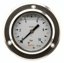 Pièces agricoles - Hydraulique - Manomètre Ø63 0-10bar ¼"