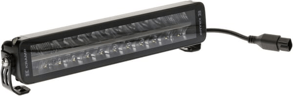 Pièces agricoles - Eclairage - Barre lumineuse de travail LED, 120W, 10080lm, rectangulaire, 12/24V, blanc/orange, 357x70x67mm prise Deutsch, Combo, droite, 2