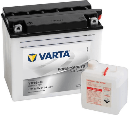 Pièces agricoles - Eclairage - Batterie 12V 19Ah 240A Sports motorisés Freshpack VARTA