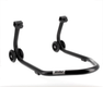 Béquille arrière BIHR Home Track supports en "L" noir mat roues noir