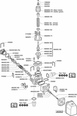 Pièces agricoles - Pièce Pulvérisateur - Vanne commande princip. élect.