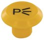 Symbole, feu de position, rond, jaune
