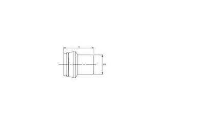 Pièces agricoles - Hydraulique - Bouchon obturateur 25S SS