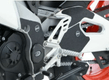 Adhésif anti-frottement R&G RACING cadre/bras oscillant noir 5 pièces Aprilia