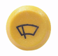 Interrupteur à poussoir, essuie-glaces, rond, jaune
