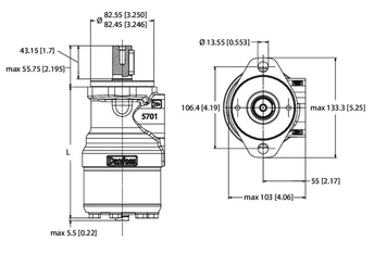 Pièces agricoles - Hydraulique - Moteur orb., arbre Ø 1" Z6 A2