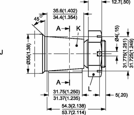 Pièces agricoles - Hydraulique - Moteur-roue, arbre Ø35, con.
