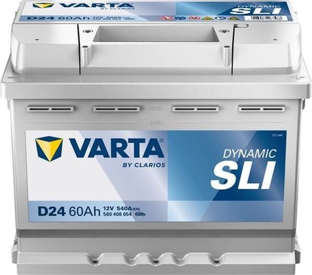 Pièces agricoles - Eclairage - Battery 12V 60Ah 540A D24 VARTA Dynamic SLI