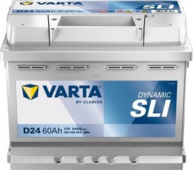 Pièces agricoles - Eclairage - Battery 12V 60Ah 540A D24 VARTA Dynamic SLI