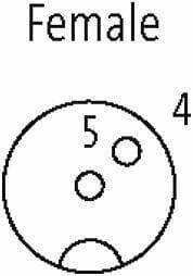 Pièces agricoles - Pièce Pulvérisateur - Termination resistance M12 Fem.