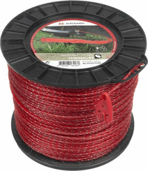 Pièces agricoles - Jardin et forêt pièce adaptable - Fil de coupe Ø 3.3mm 232m torsadé rouge Kramp