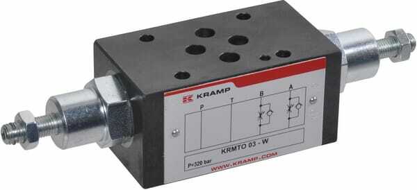 Pièces agricoles - Hydraulique - Clapet antiretour étrangl. NG6