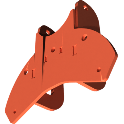 Pièces agricoles - Pièce divers - support soudé peint