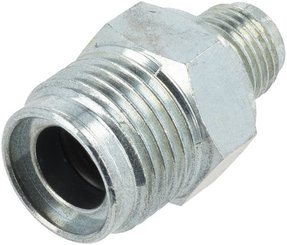 Pièces agricoles - Hydraulique - Coupleur à visser mâle laiton ø 1/4 mâle mâle