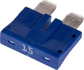 Pièces agricoles - Eclairage - Fuse standard blade 80V 15A blue pack 10x Kramp