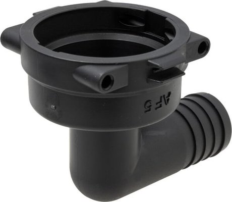Pièces agricoles - Pièce Pulvérisateur - Raccord à fourche, femelle 90° AF5, embout de tuyau 25 mm