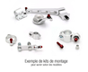 Kit fixation d'amortisseur de direction BITUBO BMW S1000RR