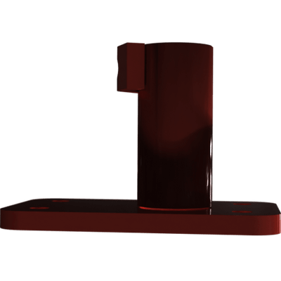 Pièces agricoles - Pièce divers - plaque de support soudée -peinte-