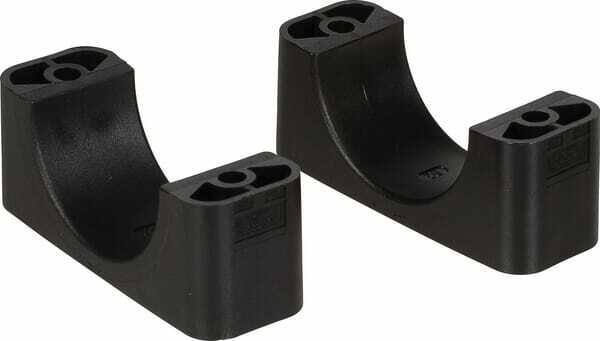 Pièces agricoles - Hydraulique - Demi-coq. noire lisse A6 52mm