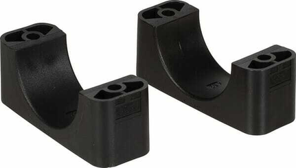 Pièces agricoles - Hydraulique - Demi-coq. noire lisse A6 52mm