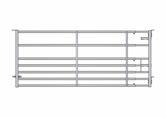 Materiels - Cage de contention - PACK DE 14 PANNEAUX 7 LISSES PETIT BETAIL L.3/4M EMBOITEE