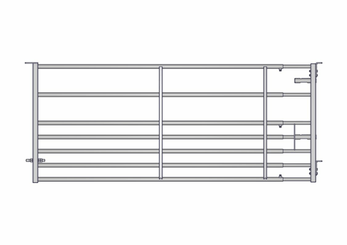 Materiels - Cage de contention - PACK DE 14 PANNEAUX 7 LISSES PETIT BETAIL L.3/4M EMBOITEE