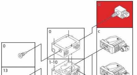 Pièces agricoles - Hydraulique - Soupape de sécurité PVPX 24VDC NO Deutsch