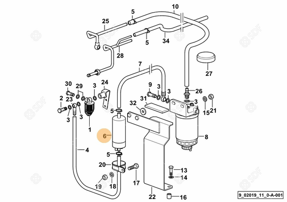 Pièces agricoles - Pieces moteur - POMPE ELECTRIQUE
