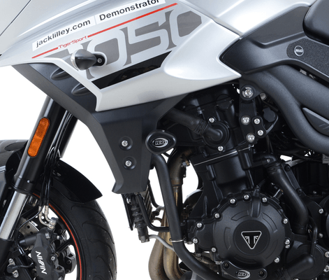 Pièces Quad & Motos - Equipement véhicule - Tampons de protection R&G RACING Aero noir Triumph Tiger 1050 Sport