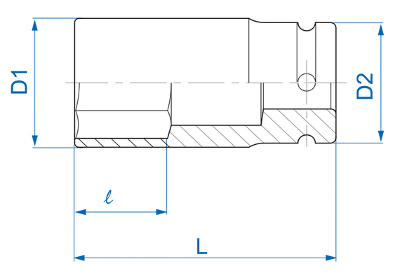 Outils - Outils divers - Douille 3/4" longue fine 5/16"