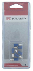 Pièces agricoles - Eclairage - Connecteur Bullet mâle bleu Ø5mm - 1,5-2,5mm² (6)