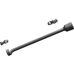 Pièces agricoles - Pièce divers - Arbre + roue libre 1 3/8"-6 1300