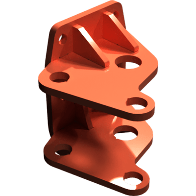 Pièces agricoles - Pièce divers - poteau de support soudé peint