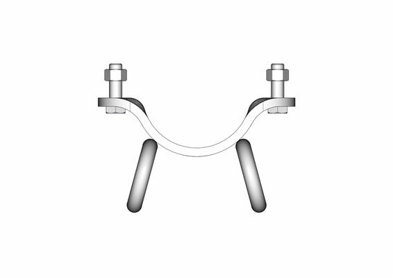 Materiels - Accessoires 20Kg-30Kg - PACK DE 14 DEMI BRIDES DOUBLE SV STANDARD RONDE D.102MM