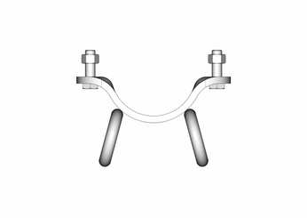 Materiels - Accessoires 20Kg-30Kg - PACK DE 14 DEMI BRIDES DOUBLE SV STANDARD RONDE D.102MM