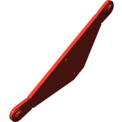 Pièces agricoles - Pièce divers - attelage inférieur peint