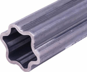 Pièces agricoles - Transmission - Tube profilé étoile S5 Ø ext. : 61x47x4,5 mm L : 2,9 m Walterscheid