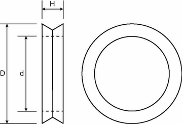 Pièces agricoles - Hydraulique - Joint pour 2FFN-3/8-M