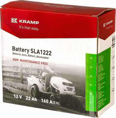 Pièces agricoles - Eclairage - Batterie 12V 22Ah Kramp
