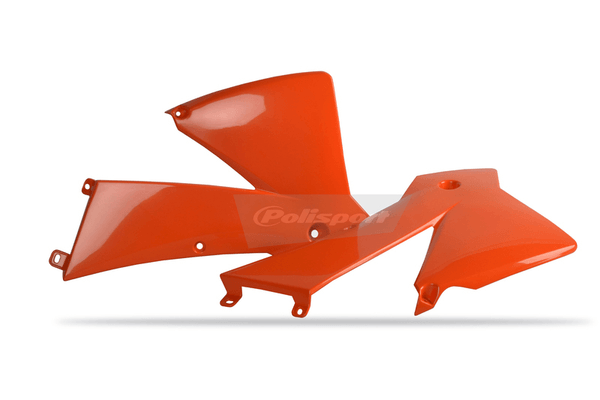 Pièces Quad & Motos - Plastiques - Ouïes de radiateur POLISPORT orange KTM