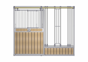 Accessoires et options matériel  - Matériel d'élevage - autre - FACADE LIBRE SERVICE PORTE COULISSANTE L.3M