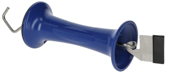 Pièces agricoles - Cloture,Jardin & Sylviculture - Poignée de porte premium bleue ruban de 40 mm