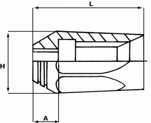 Pièces agricoles - Hydraulique - Douille à visser DN6