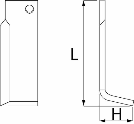 Pièces agricoles - Travail du sol - Lame de fraise g. Comeb