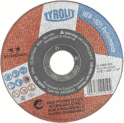 Outils - Outils divers - Disque à couper 115x1,6x22,23mm A46R-BFS