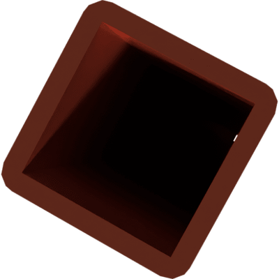 Pièces agricoles - Pièce divers - tube carré f. herse 3453mm -peint-